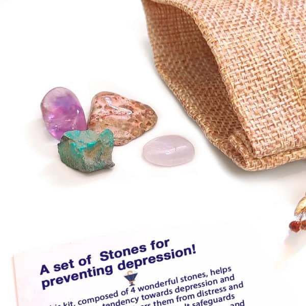 Stone kit for preventing depression